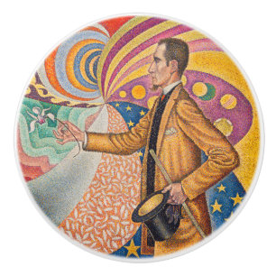 Paul Signac - Portrait of M Felix Feneon, Opus 217 Ceramic Knob