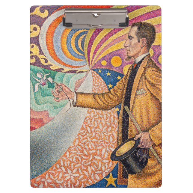 Paul Signac - Portrait of M Felix Feneon, Opus 217 Clipboard (Front)