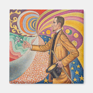 Paul Signac - Portrait of M Felix Feneon, Opus 217 Magnet