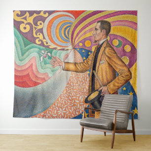 Paul Signac - Portrait of M Felix Feneon, Opus 217 Tapestry