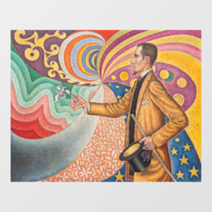 Paul Signac - Portrait of M Felix Feneon, Opus 217 Window Cling