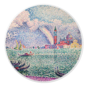 Paul Signac - Rainbow, Venice Ceramic Knob