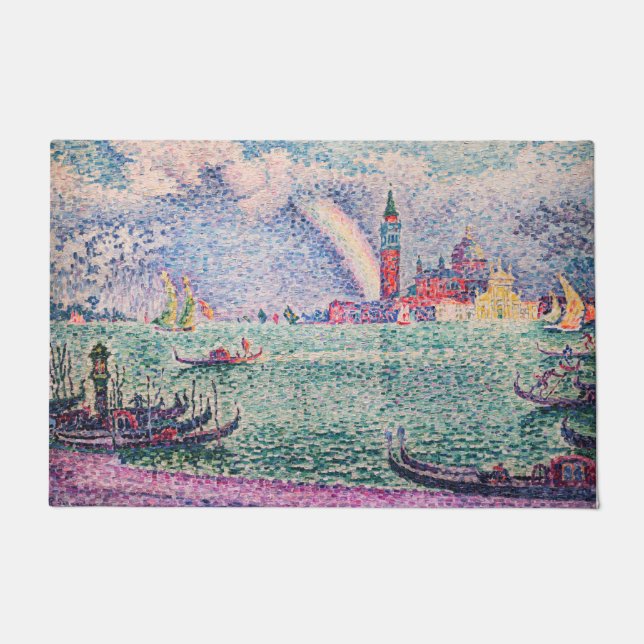 Paul Signac - Rainbow, Venice Doormat (Front)