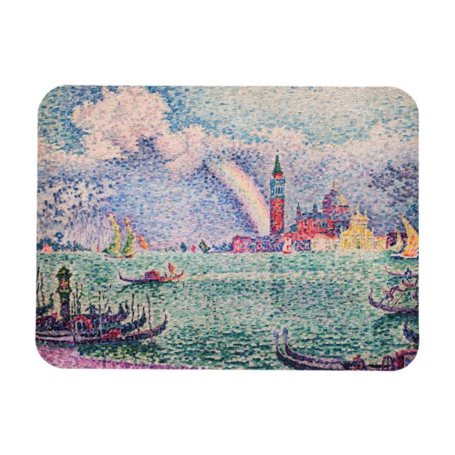 Paul Signac - Rainbow, Venice Magnet (Horizontal)