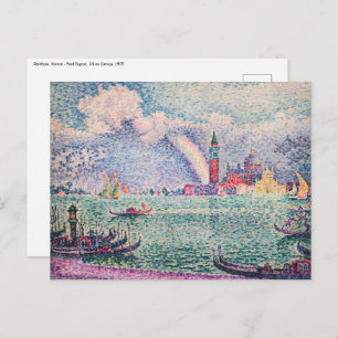 Paul Signac - Rainbow, Venice Postcard