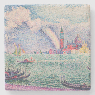 Paul Signac - Rainbow, Venice Stone Coaster