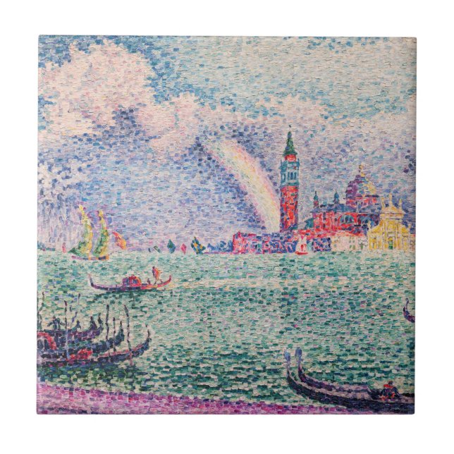 Paul Signac - Rainbow, Venice Tile (Front)