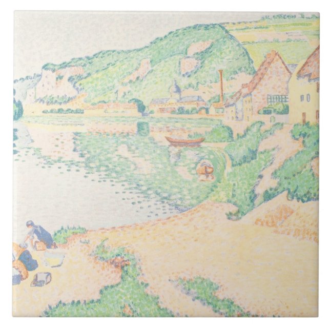 Paul Signac - The Andelys Tile (Front)
