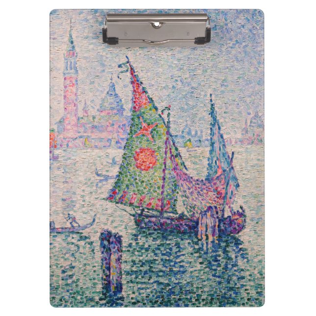 Paul Signac - The Green Sail Clipboard (Front)