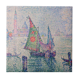 Paul Signac - The Green Sail Tile