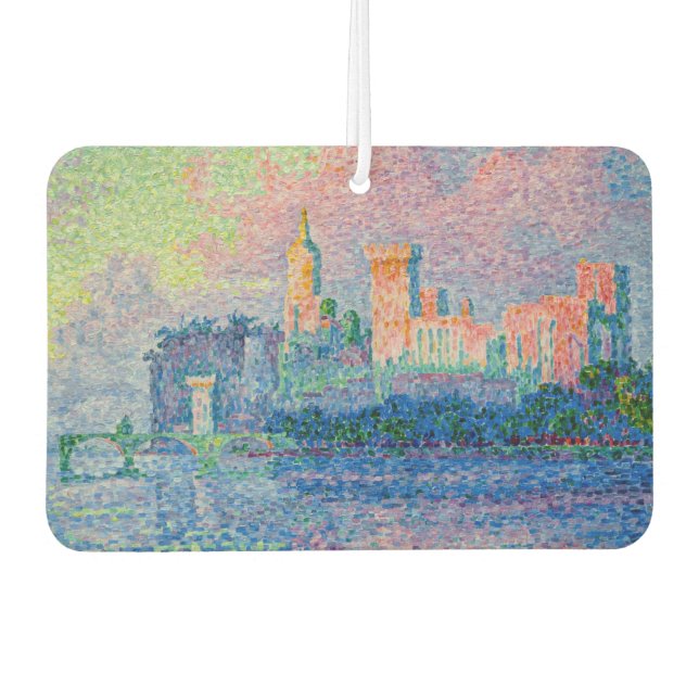 Paul Signac - The Papal Palace, Avignon Air Freshener (Front)