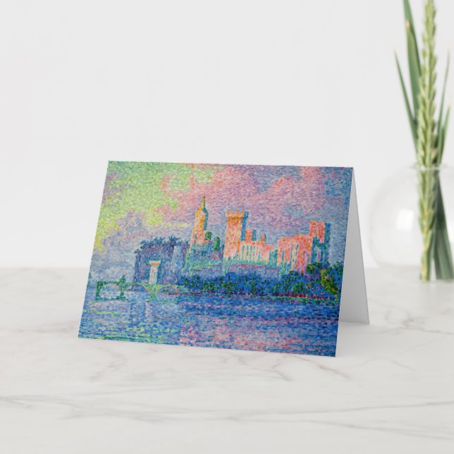 Paul Signac - The Papal Palace, Avignon Card (Front)