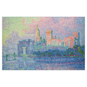 Paul Signac - The Papal Palace, Avignon Fabric