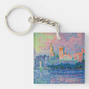 Paul Signac - The Papal Palace, Avignon Keychain