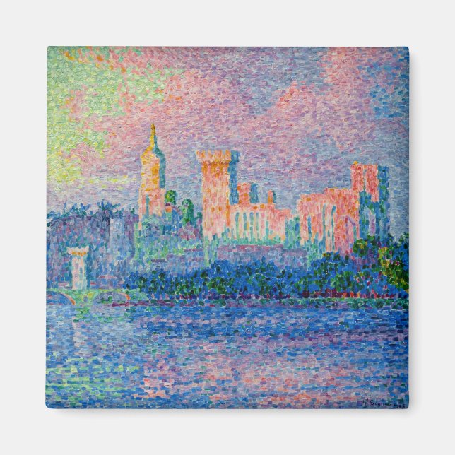 Paul Signac - The Papal Palace, Avignon Magnet (Front)