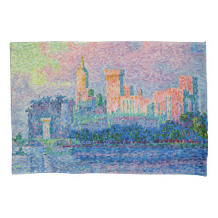 Paul Signac - The Papal Palace, Avignon Pillowcase