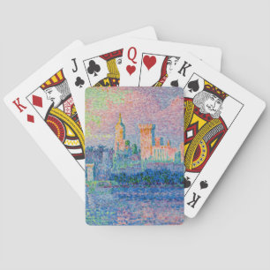Paul Signac - The Papal Palace, Avignon Playing Cards
