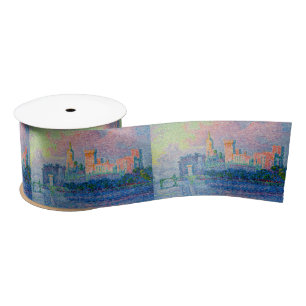 Paul Signac - The Papal Palace, Avignon Satin Ribbon