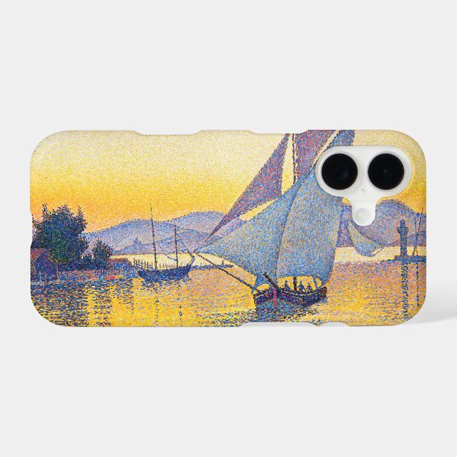 Paul Signac - The Port at Sunset, Opus 236 (Back (Horizontal))