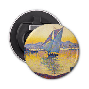 Paul Signac - The Port at Sunset, Opus 236 Bottle Opener