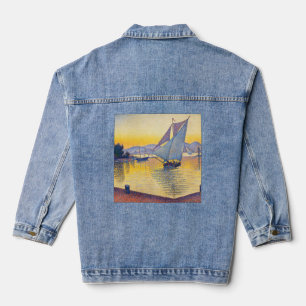 Paul Signac - The Port at Sunset, Opus 236 Denim Jacket