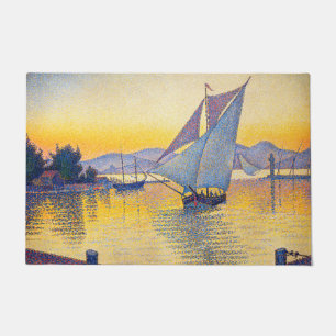 Paul Signac - The Port at Sunset, Opus 236 Doormat
