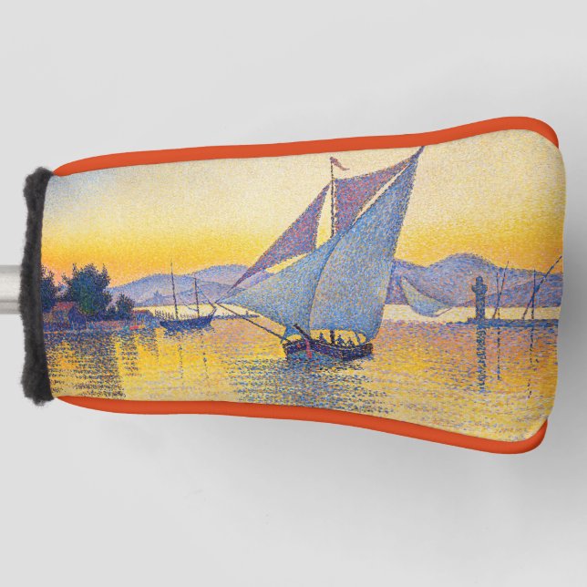 Paul Signac - The Port at Sunset, Opus 236 Golf Head Cover (Front)