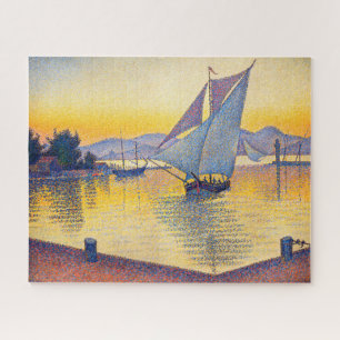 Paul Signac - The Port at Sunset, Opus 236 Jigsaw Puzzle