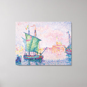 Paul Signac - Venice, The Pink Cloud Canvas Print
