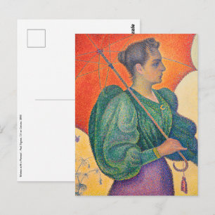 Paul Signac - Woman with a Parasol Postcard