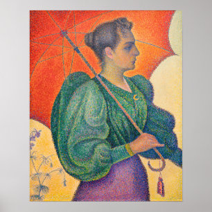 Paul Signac - Woman with a Parasol Poster