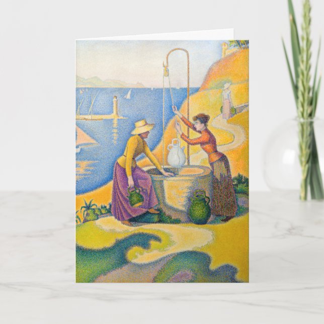 Paul Signac - Women at the Well Card (Front)