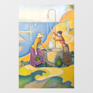 Paul Signac - Women at the Well Window Cling