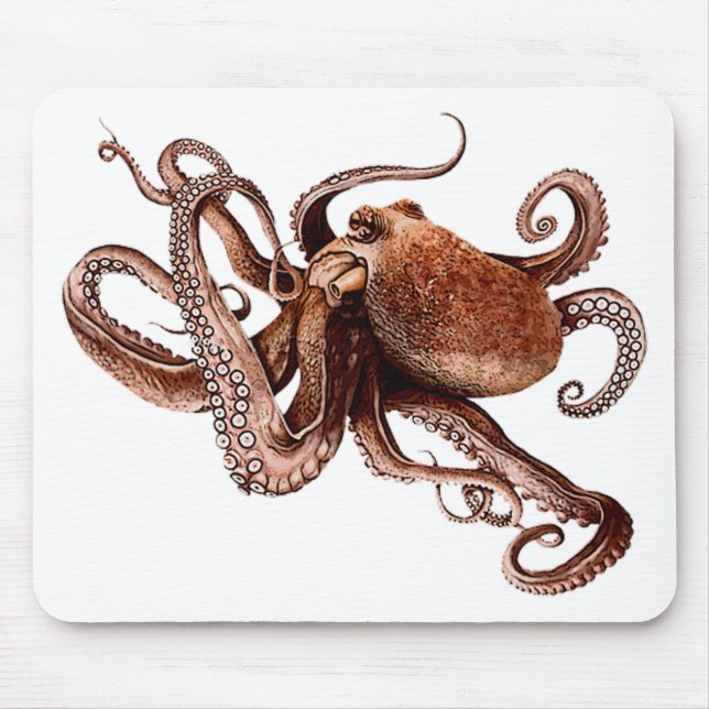 Paul The Octopus Mouse Pad (Front)