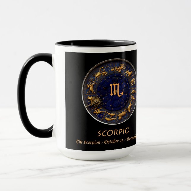Paul Whitehead Astrological Coffee Mug Scorpio (Left)