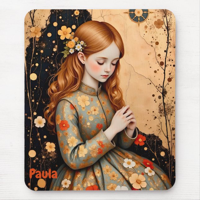 PAULA ~ Elegant Vintage Girl  ~ Mousepad (Front)