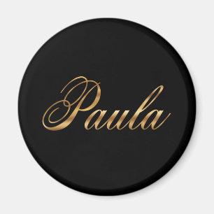 Paula gold Design Lettering Magnet