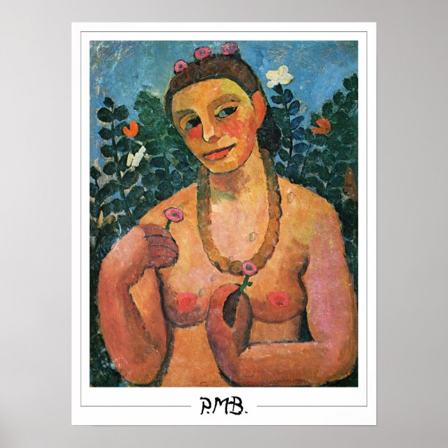 Paula Modersohn-Becker Poster Art Zedign #183 (Devant)