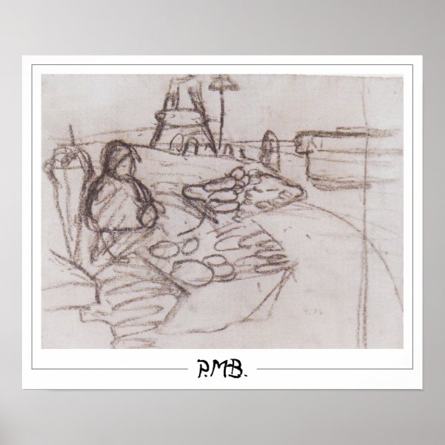 Paula Modersohn-Becker Poster Art Zedign #40 (Devant)