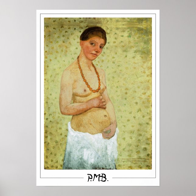 Paula Modersohn-Becker Poster d'art Zedign #1 (Devant)