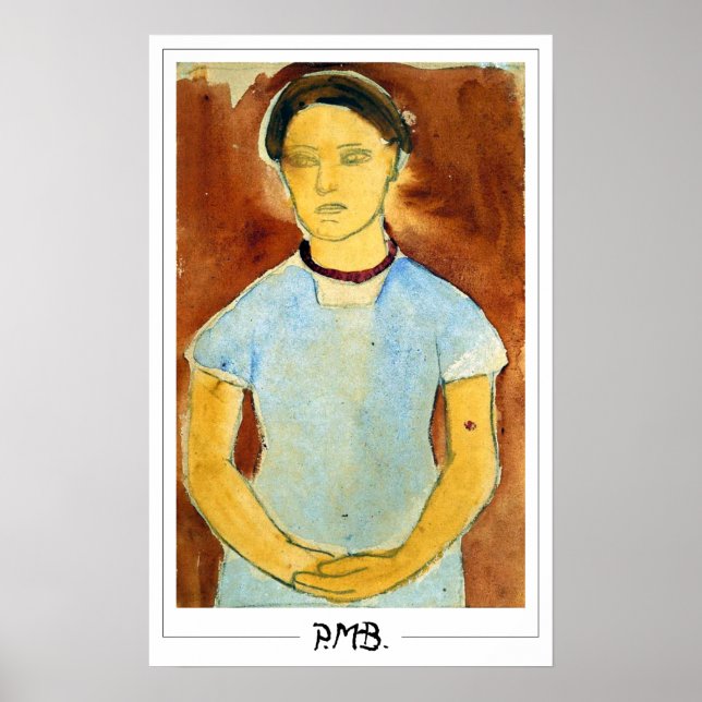 Paula Modersohn-Becker Poster d'art Zedign #108 (Devant)