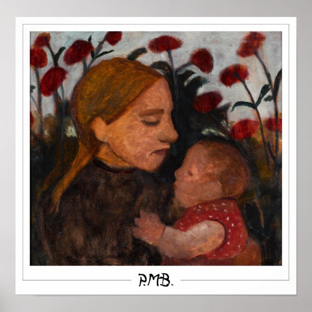 Paula Modersohn-Becker Poster d'art Zedign #11 (Devant)