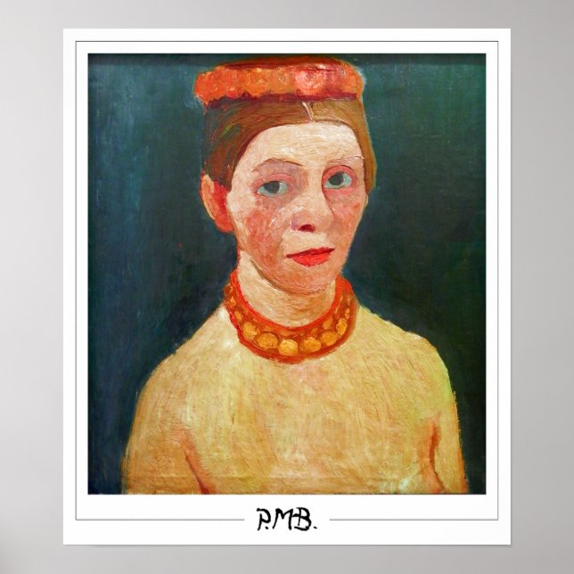 Paula Modersohn-Becker Poster d'art Zedign #134 (Devant)