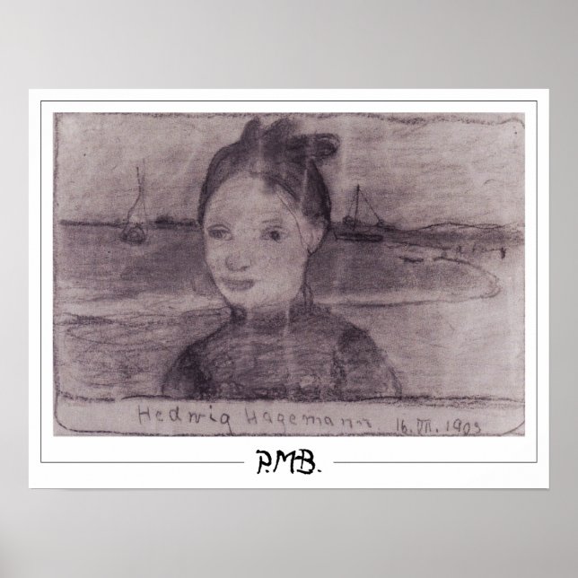 Paula Modersohn-Becker Poster d'art Zedign #137 (Devant)
