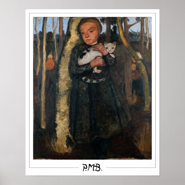 Paula Modersohn-Becker Poster d'art Zedign #4 (Devant)