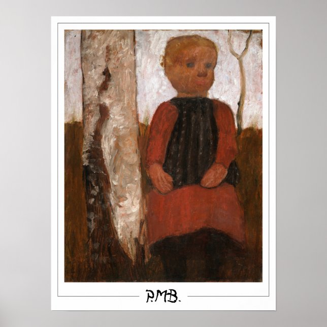 Paula Modersohn-Becker Poster d'art Zedign #7 (Devant)