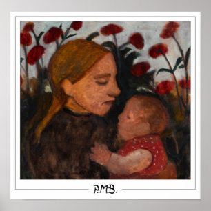 Paula Modersohn-Becker Zedign Art Poster #11