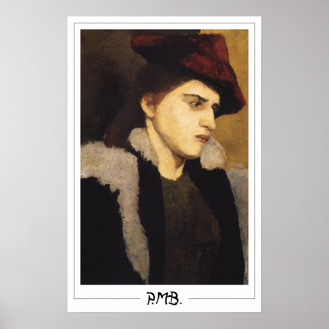 Paula Modersohn-Becker Zedign Art Poster #144 (Front)