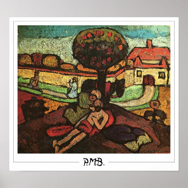 Paula Modersohn-Becker Zedign Art Poster #166 (Front)