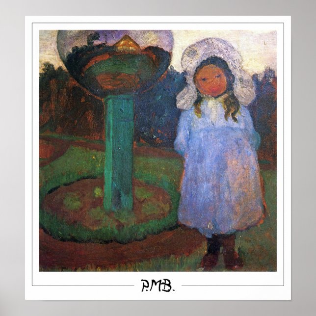Paula Modersohn-Becker Zedign Art Poster #179 (Front)